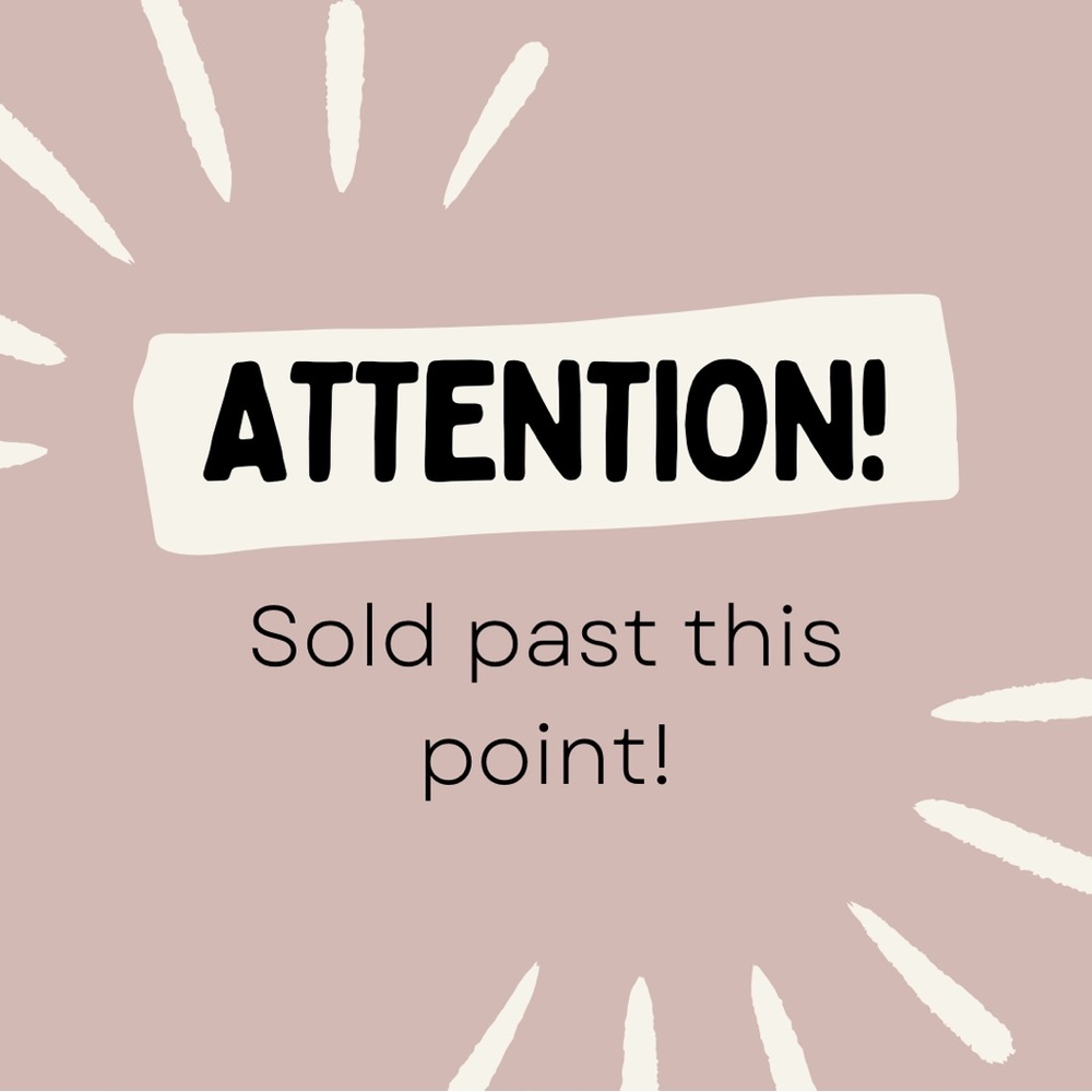 Sold Past This Point ❤